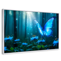 Cuadros Decorativos Canvas Revolution | Bosque Celeste | Rectangular | Portada | Marco Blanco