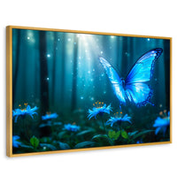 Cuadros Decorativos Canvas Revolution | Bosque Celeste | Rectangular | Portada | Marco Dorado