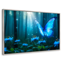 Cuadros Decorativos Canvas Revolution | Bosque Celeste | Rectangular | Portada | Marco Plateado
