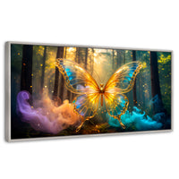 Cuadros Decorativos Canvas Revolution | Bosque De Cristal | Panoramico | Portada | Marco Blanco