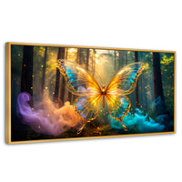 Cuadros Decorativos Canvas Revolution | Bosque De Cristal | Panoramico | Portada | Marco Madera