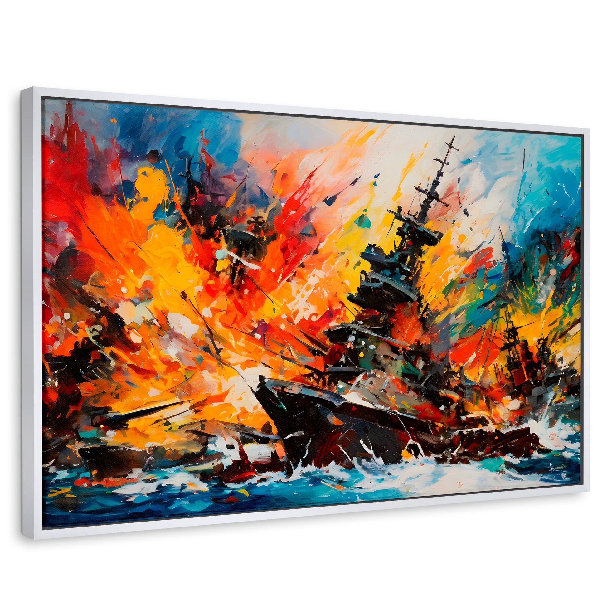 Cuadros Decorativos Canvas Revolution | Buque Explosivo | Rectangular | Portada