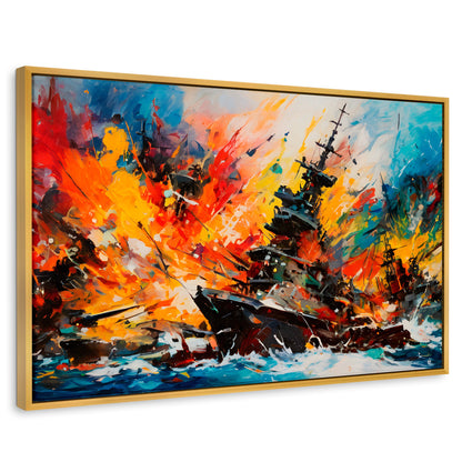 Cuadros Decorativos Canvas Revolution | Buque Explosivo | Rectangular | Portada