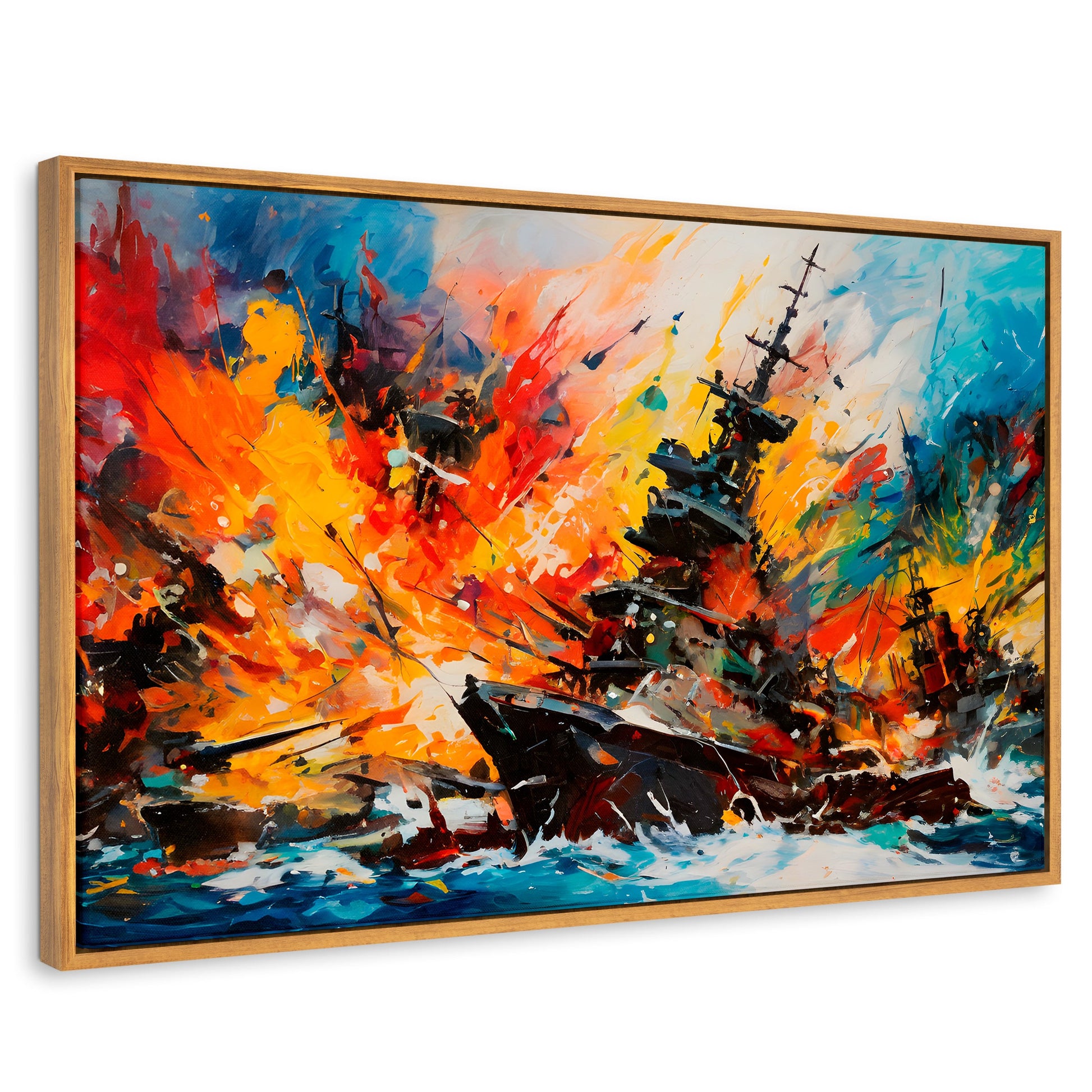 Cuadros Decorativos Canvas Revolution | Buque Explosivo | Rectangular | Portada