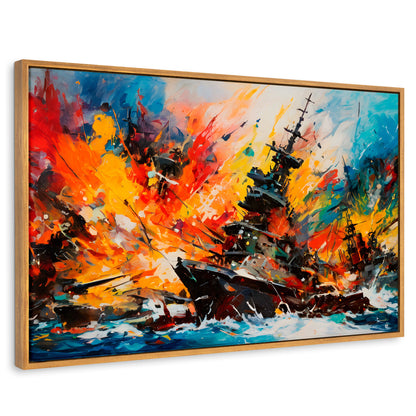 Cuadros Decorativos Canvas Revolution | Buque Explosivo | Rectangular | Portada