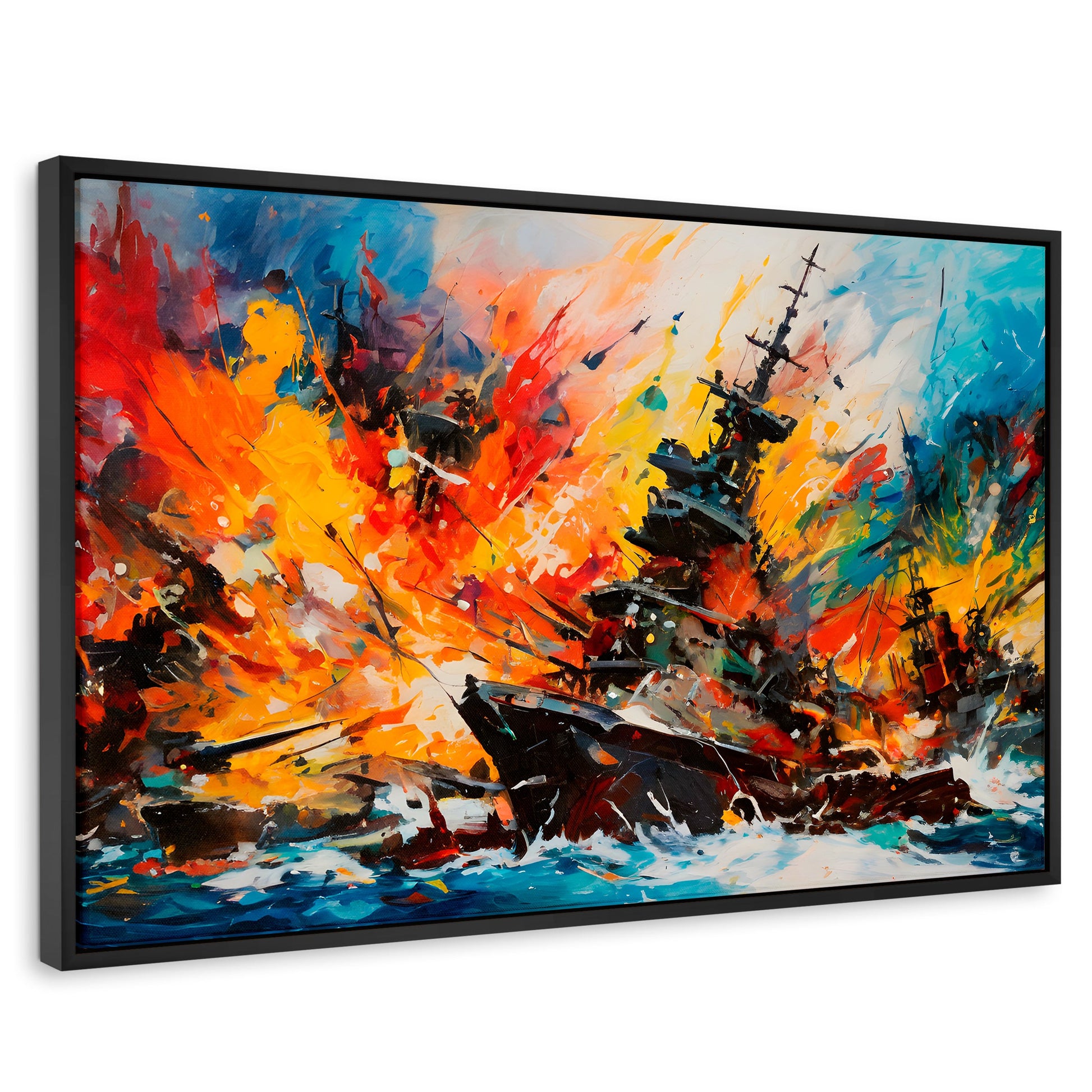 Cuadros Decorativos Canvas Revolution | Buque Explosivo | Rectangular | Portada
