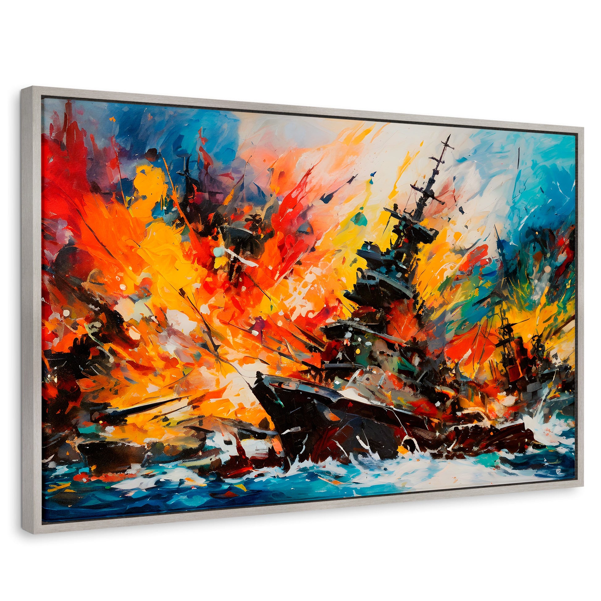Cuadros Decorativos Canvas Revolution | Buque Explosivo | Rectangular | Portada