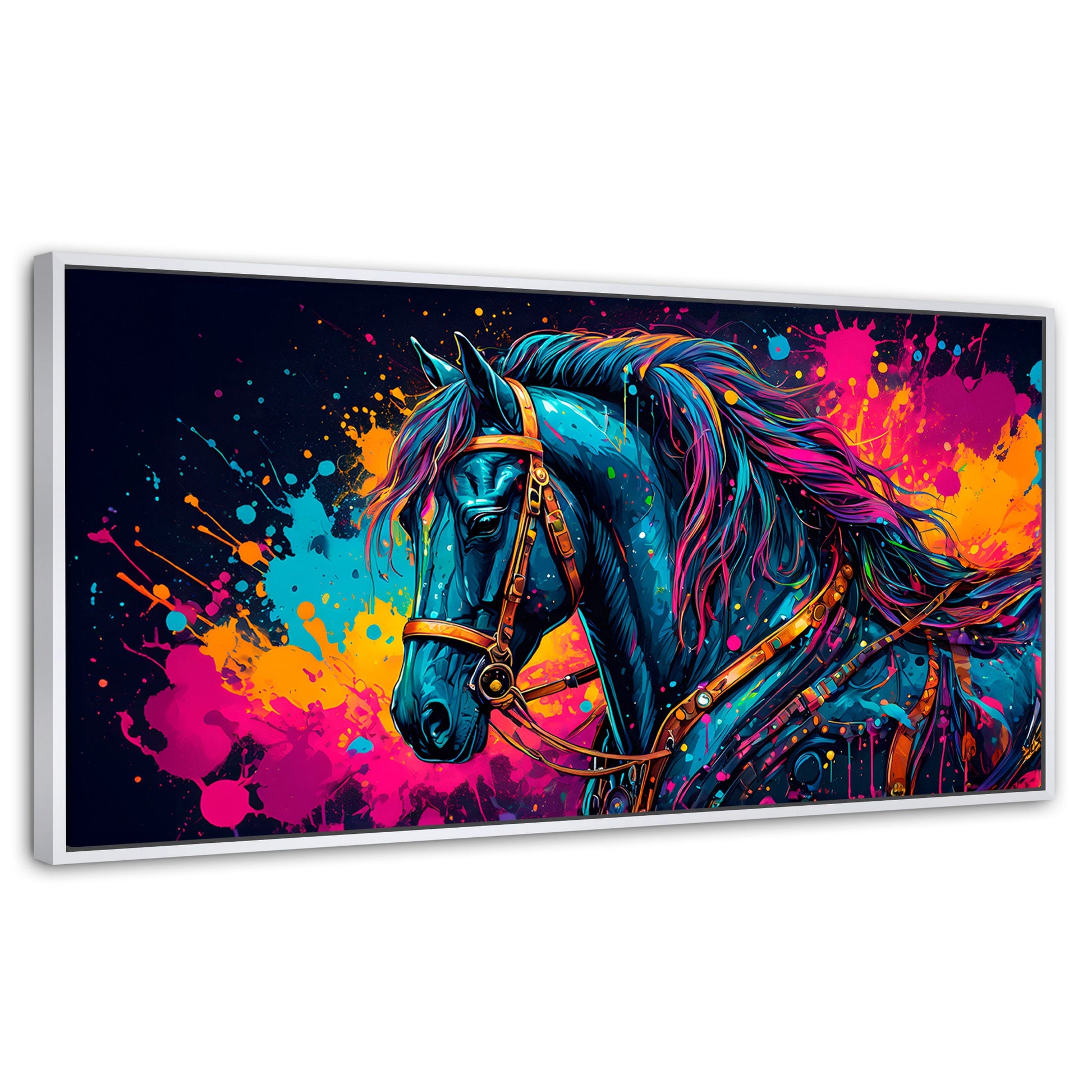 Cuadros Decorativos Canvas Revolution | Cabalgata Estelar | Panoramico | Portada | Marco Dorado