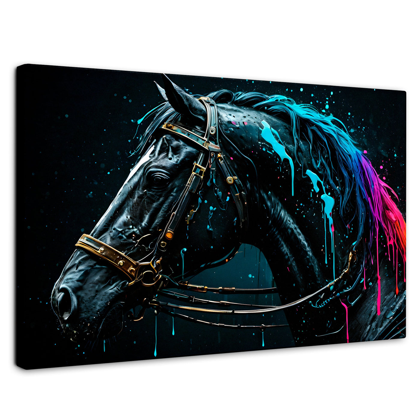 Cuadros Decorativos Canvas Revolution | Caballo Cosmico | Rectangular | Portada | Marco SinMarco