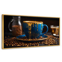 Cuadros Decorativos Canvas Revolution | Cafe Armonia Azul | Panoramico | Portada