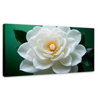 Cuadros Decorativos Canvas Revolution | Camelia Eterna Flor | Panoramico | Portada | Marco SinMarco