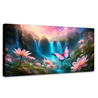Cuadros Decorativos Canvas Revolution | Cascada De Alas | Panoramico | Portada | Marco SinMarco