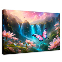 Cuadros Decorativos Canvas Revolution | Cascada De Alas | Rectangular | Portada | Marco SinMarco