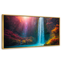 Cuadros Decorativos Canvas Revolution | Cascada Luminosa | Panoramico | Portada
