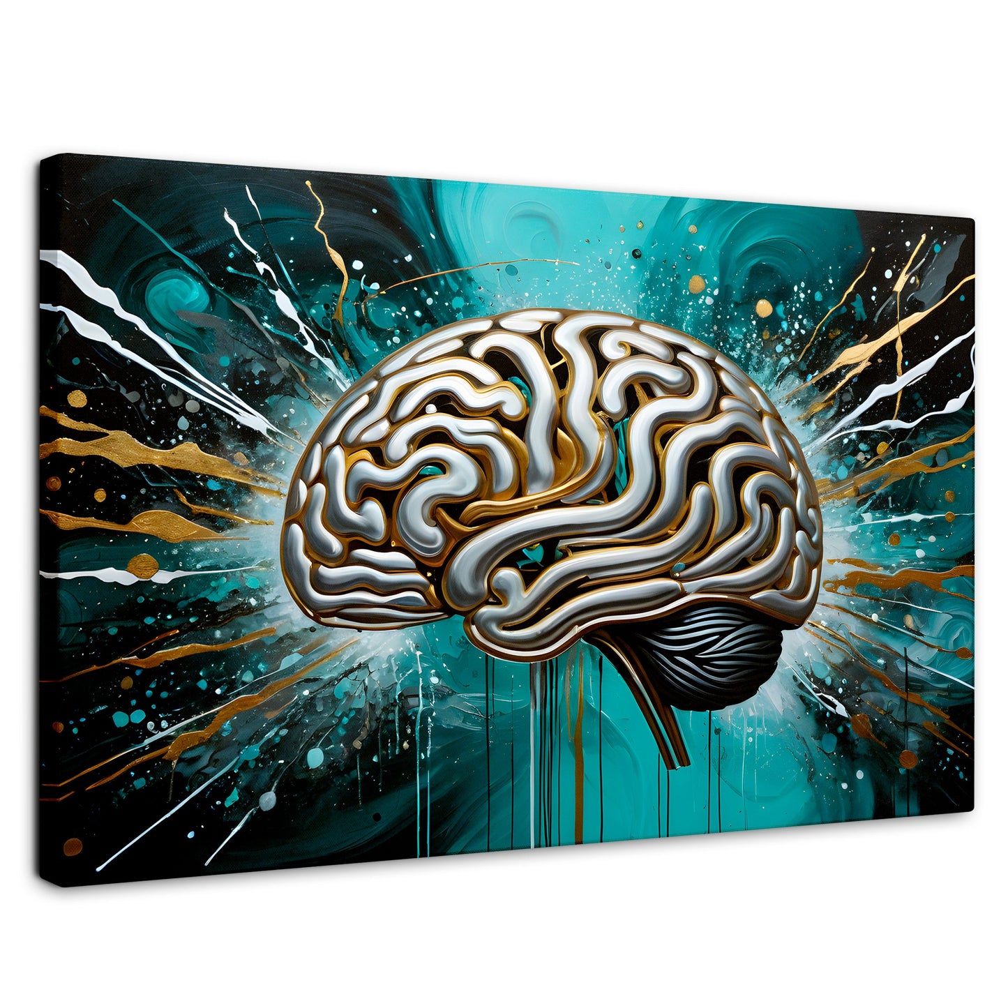 Cuadros Decorativos Canvas Revolution | Cerebro Iluminado | Rectangular | Portada