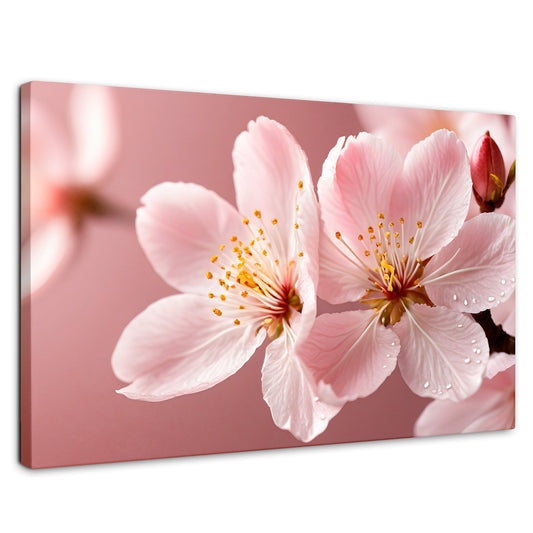 Cuadros Decorativos Canvas Revolution | Cerezo Rosado Flor | Rectangular | Portada | Marco SinMarco