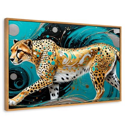 Cuadros Decorativos Canvas Revolution | Cheetah Dorado | Rectangular | Portada