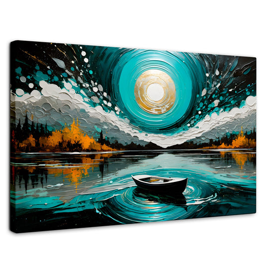 Cuadros Decorativos Canvas Revolution | Cielo En El Lago | Rectangular | Portada