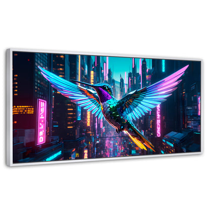 Cuadros Decorativos Canvas Revolution | Colibri Estelar | Panoramico | Portada | Marco Dorado