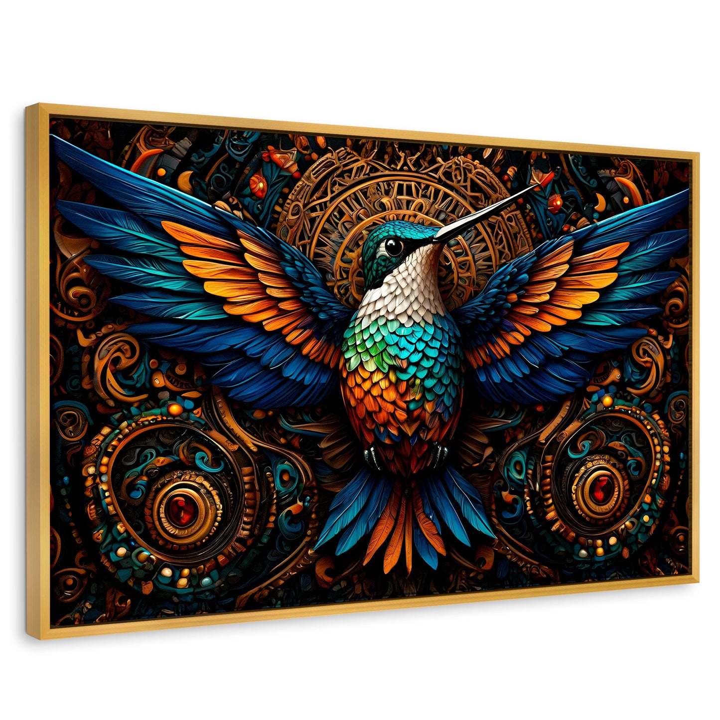 Cuadros Decorativos Canvas Revolution | Colibri Mecanico | Rectangular | Portada