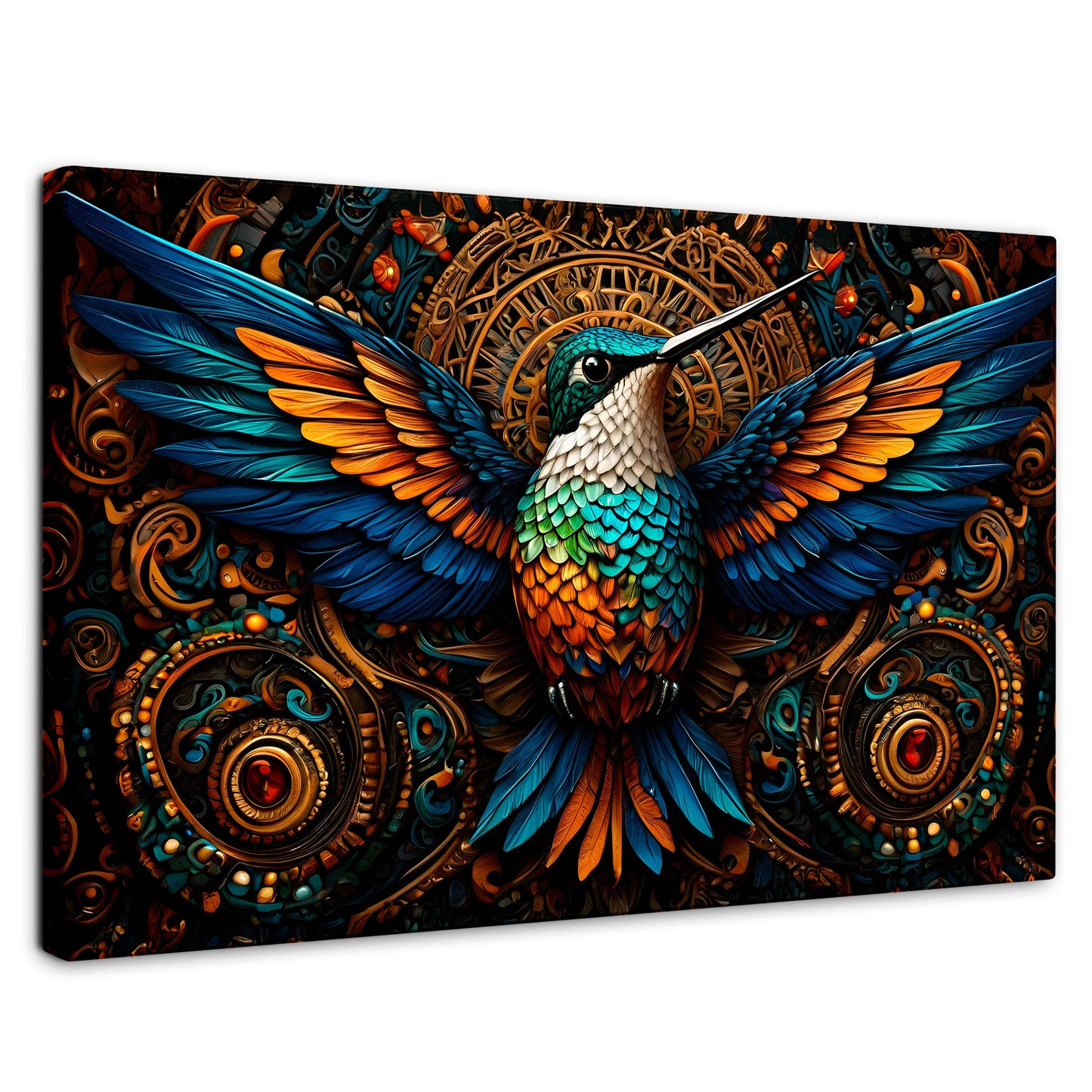 Cuadros Decorativos Canvas Revolution | Colibri Mecanico | Rectangular | Portada