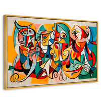 Cuadros Decorativos Canvas Revolution | Colorido Cubismo | Rectangular | Portada