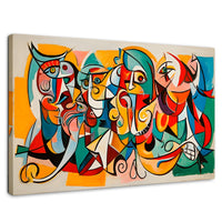 Cuadros Decorativos Canvas Revolution | Colorido Cubismo | Rectangular | Portada