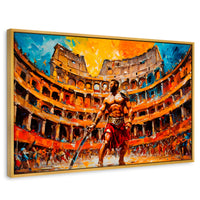 Cuadros Decorativos Canvas Revolution | Combate Gladiador | Rectangular | Portada