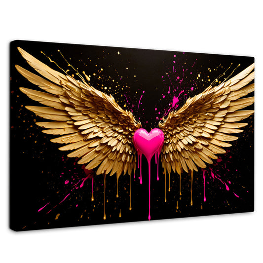 Cuadros Decorativos Canvas Revolution | Corazon Divino | Rectangular | Portada | Marco SinMarco