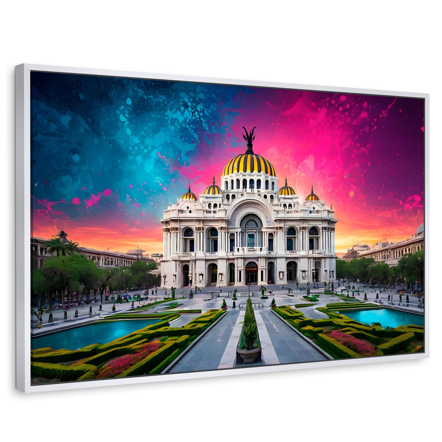 Cuadros Decorativos Canvas Revolution | Cosmos Bellas Artes | Rectangular | Portada | Marco Blanco