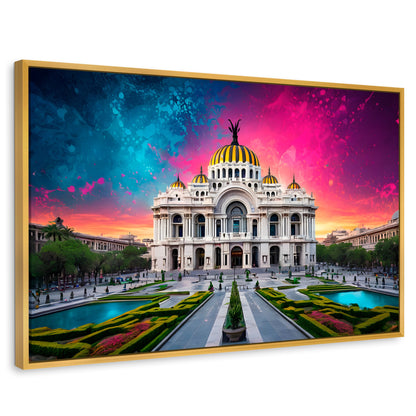 Cuadros Decorativos Canvas Revolution | Cosmos Bellas Artes | Rectangular | Portada | Marco Dorado