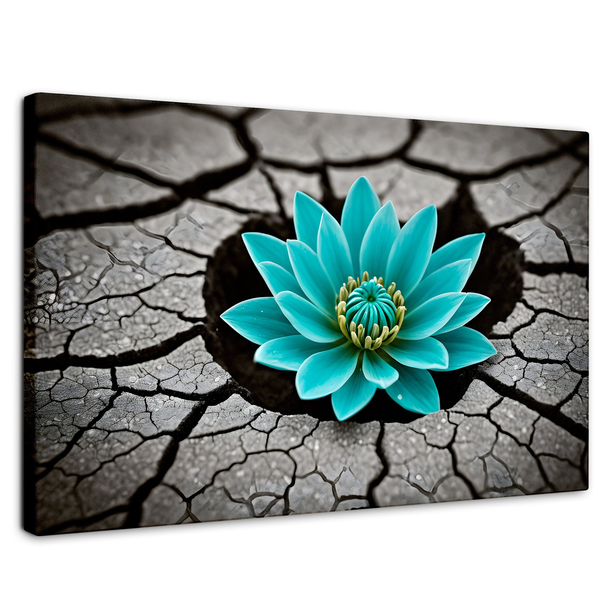 Cuadros Decorativos Canvas Revolution | Crecimiento Azul | Rectangular | Portada | Marco SinMarco