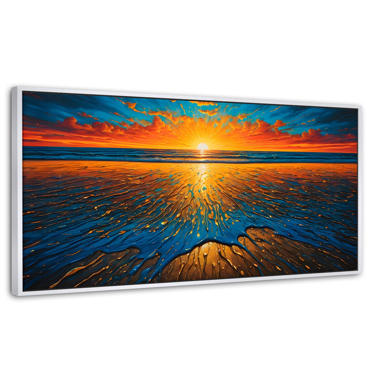 Cuadros Decorativos Canvas Revolution | Crepusculo Dorado | Panoramico | Portada
