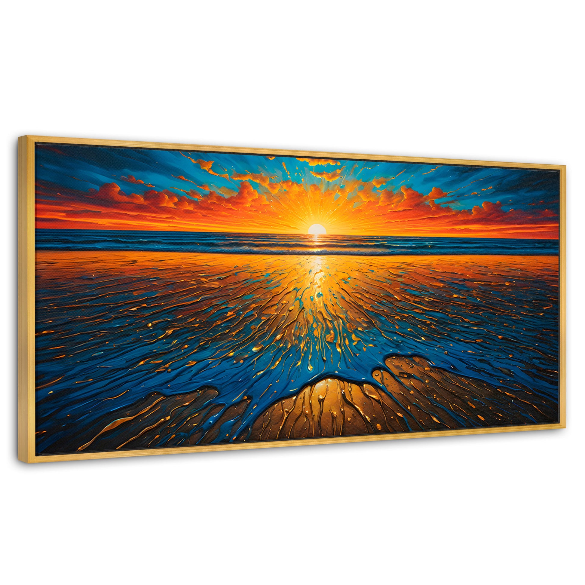 Cuadros Decorativos Canvas Revolution | Crepusculo Dorado | Panoramico | Portada