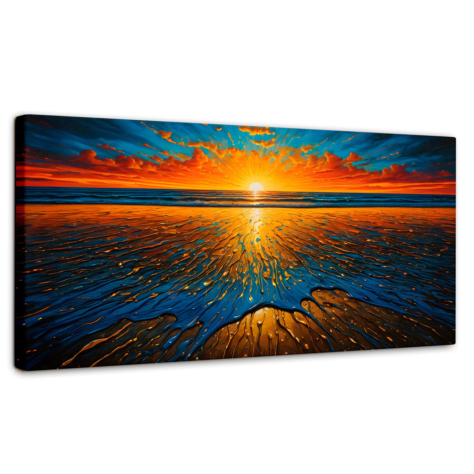 Cuadros Decorativos Canvas Revolution | Crepusculo Dorado | Panoramico | Portada