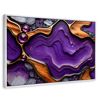 Cuadros Decorativos Canvas Revolution | Cristales Purpura | Rectangular | Portada