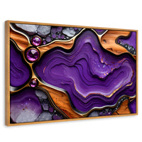 Cuadros Decorativos Canvas Revolution | Cristales Purpura | Rectangular | Portada