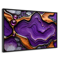 Cuadros Decorativos Canvas Revolution | Cristales Purpura | Rectangular | Portada