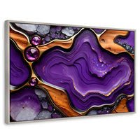 Cuadros Decorativos Canvas Revolution | Cristales Purpura | Rectangular | Portada
