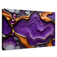 Cuadros Decorativos Canvas Revolution | Cristales Purpura | Rectangular | Portada