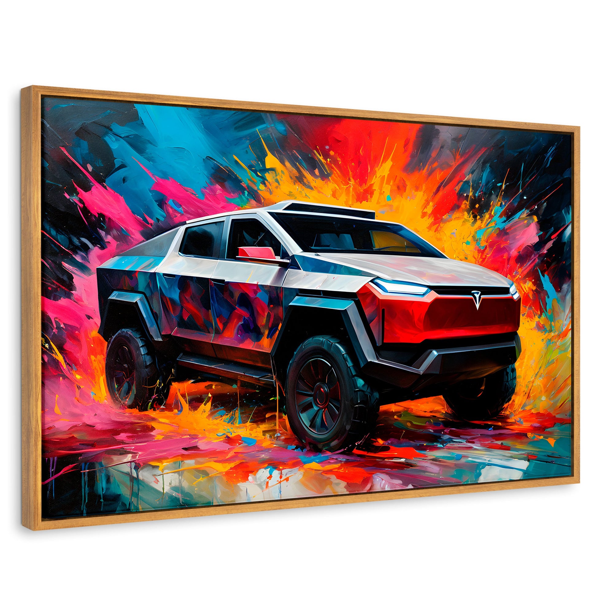 Cuadros Decorativos Canvas Revolution | Cyber Colors Truck | Rectangular | Portada