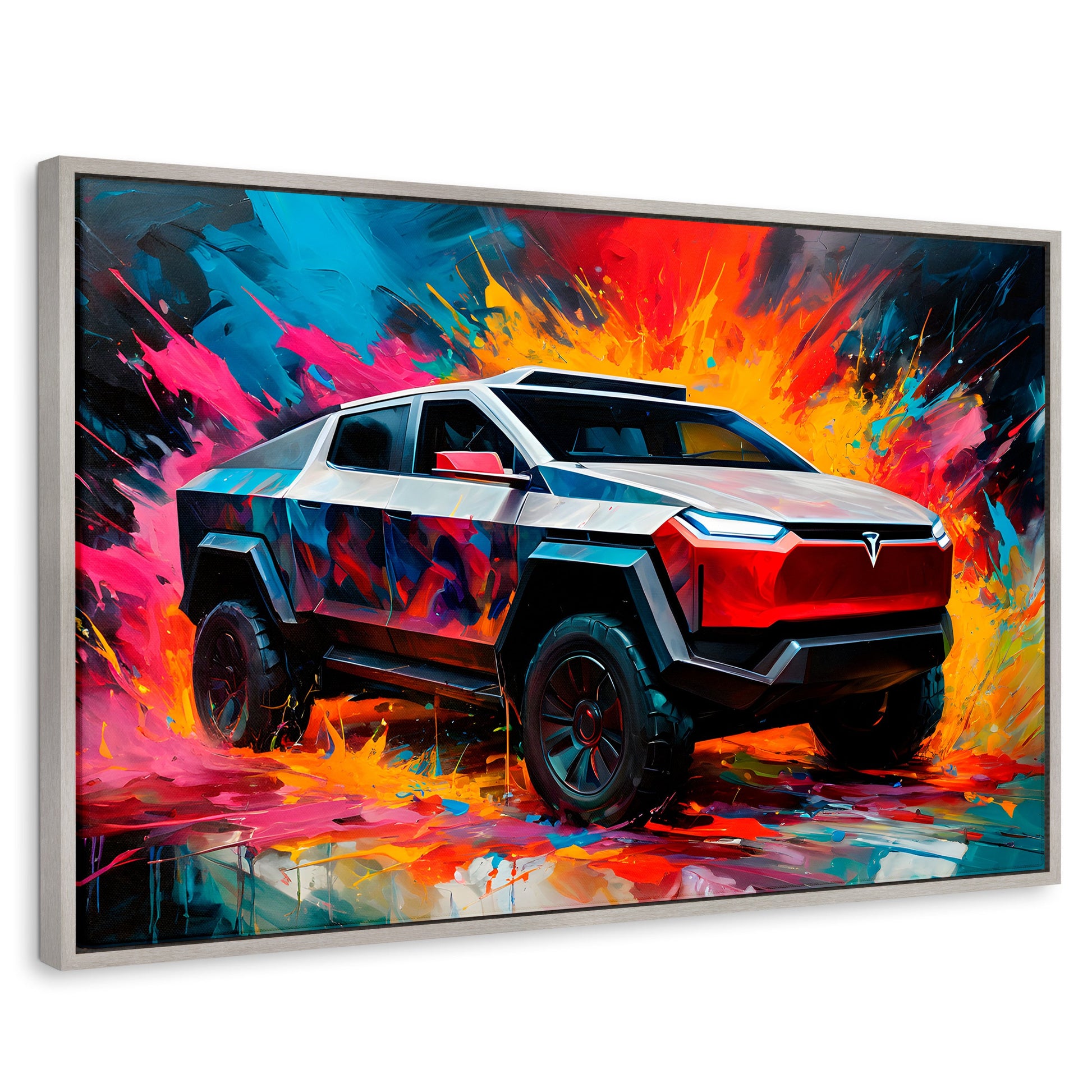 Cuadros Decorativos Canvas Revolution | Cyber Colors Truck | Rectangular | Portada
