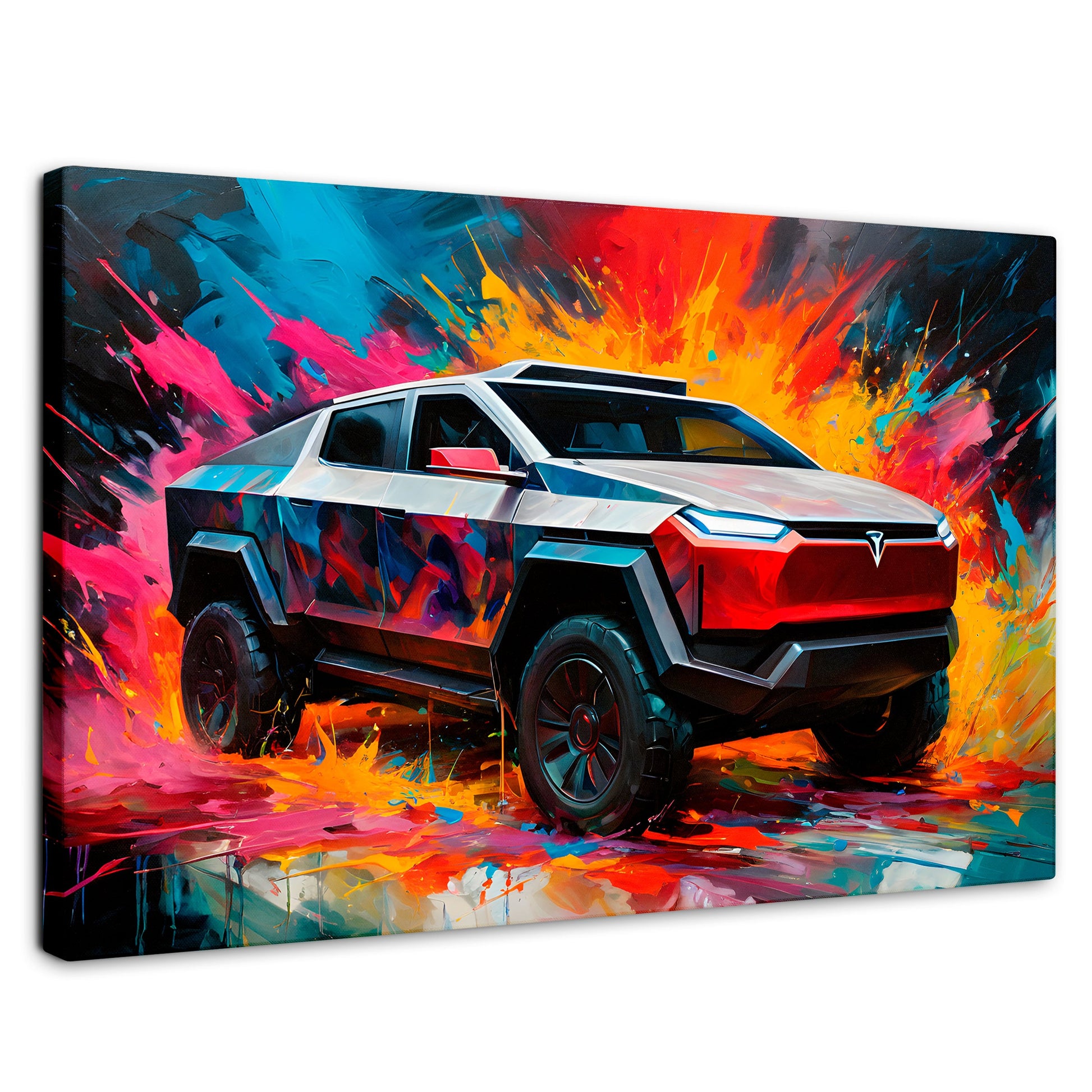 Cuadros Decorativos Canvas Revolution | Cyber Colors Truck | Rectangular | Portada