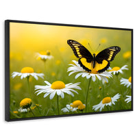 Cuadros Decorativos Canvas Revolution | Danza Entre Flores | Rectangular | Portada | Marco Negro