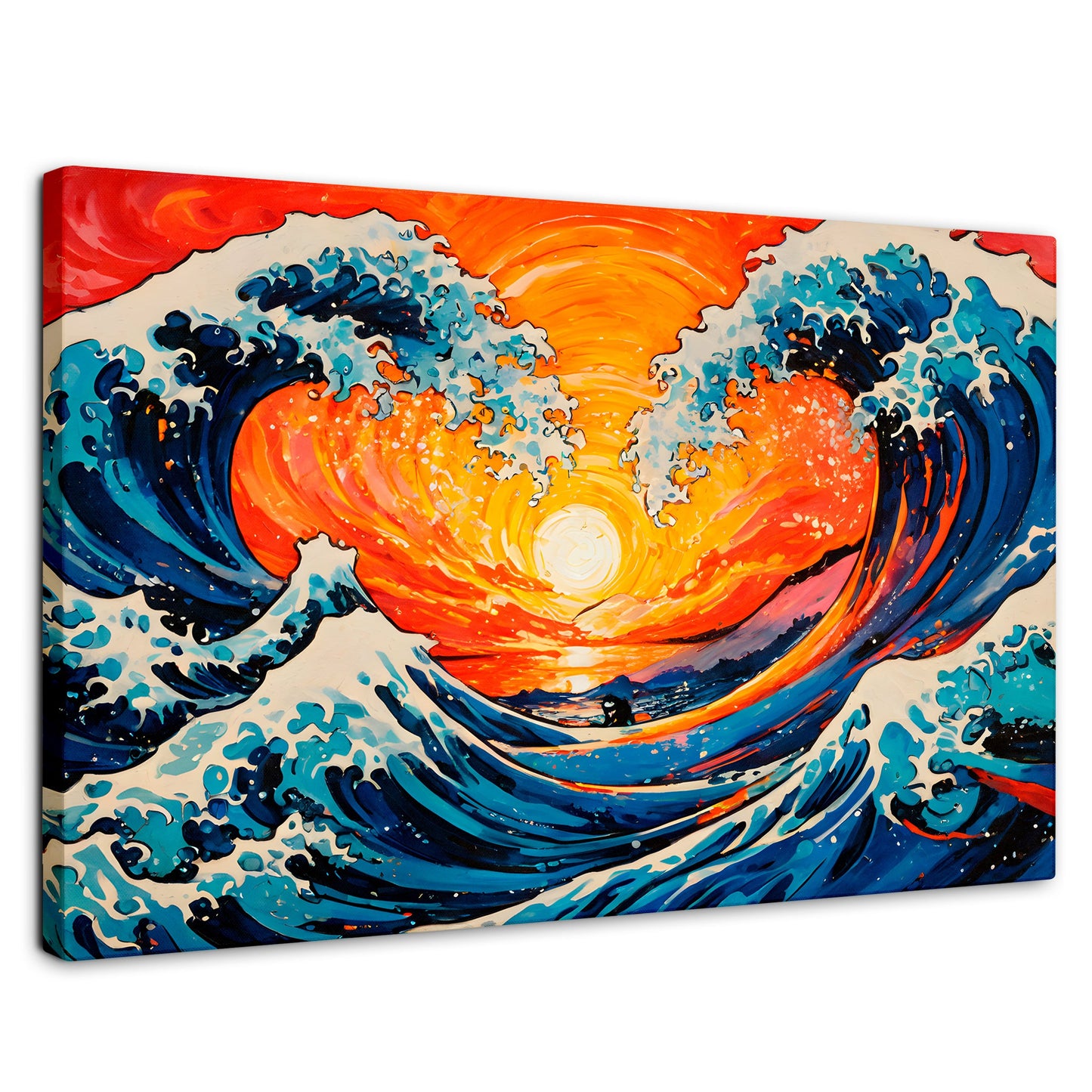 Cuadros Decorativos Canvas Revolution | Danza Olas Kanagawa | Rectangular | Portada