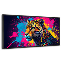 Cuadros Decorativos Canvas Revolution | Depredador Neon | Panoramico | Portada