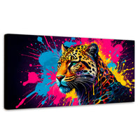 Cuadros Decorativos Canvas Revolution | Depredador Neon | Panoramico | Portada