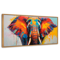 Cuadros Decorativos Canvas Revolution | Elefante Marfil | Panoramico | Portada