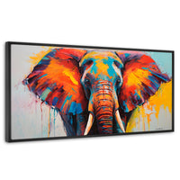 Cuadros Decorativos Canvas Revolution | Elefante Marfil | Panoramico | Portada