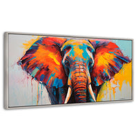 Cuadros Decorativos Canvas Revolution | Elefante Marfil | Panoramico | Portada